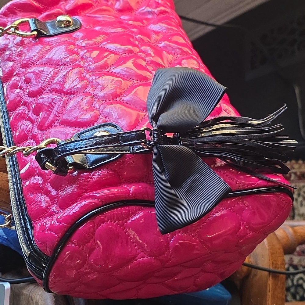 Betsy Johnson Purse with Tassel - Picture 2 of 7